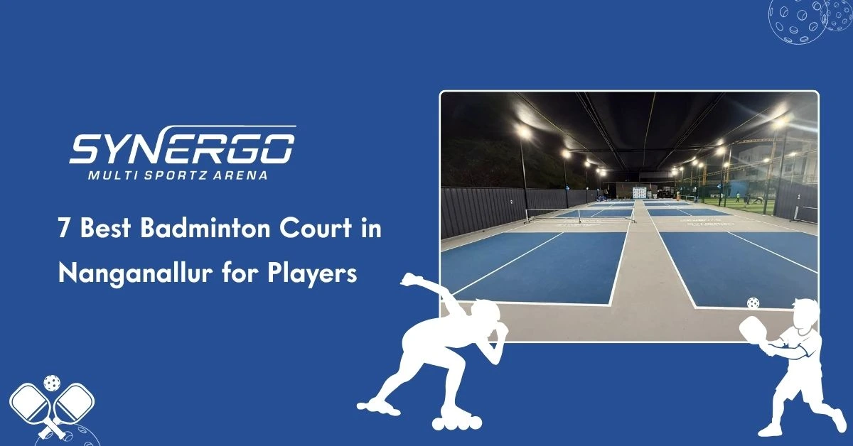 badminton court in nanganallur